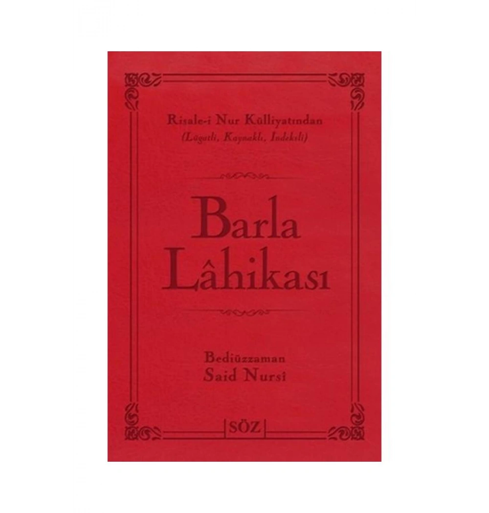 Mektubat Büyük Boy 2 Renk Suni Deri Söz Basım