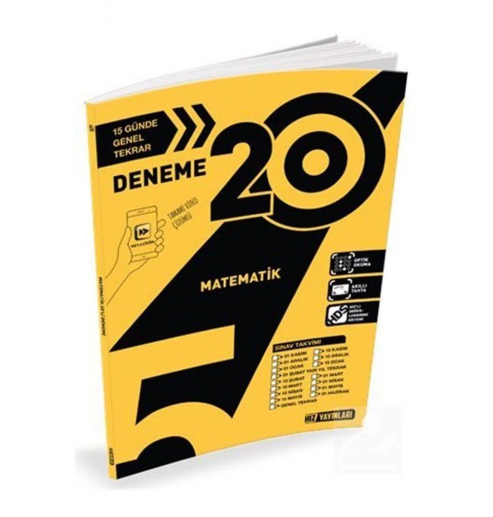 5.Sınıf Matematik 20 Deneme Hız Yayınları