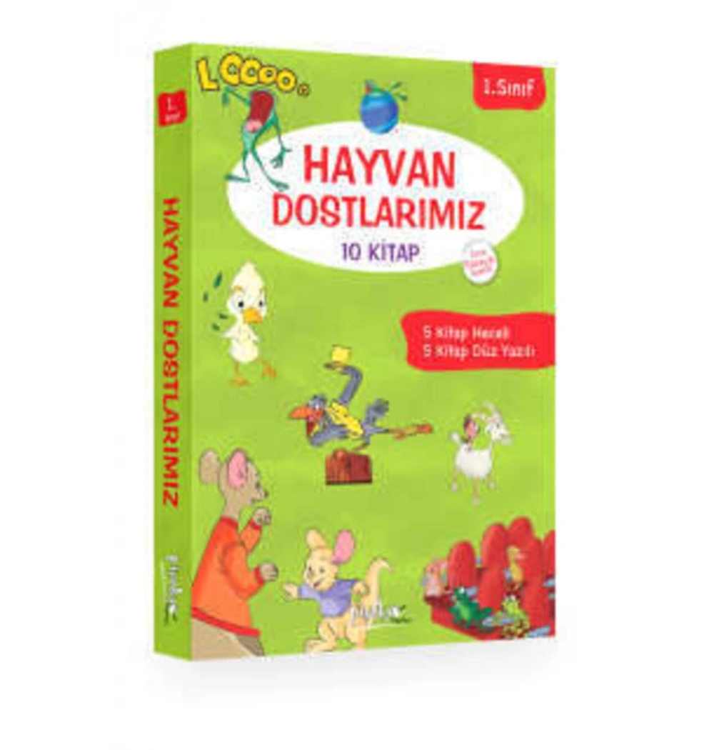 1.Sınıf Hayvan Dostlarimiz 10 Kitap Set Pinokyo Yayın