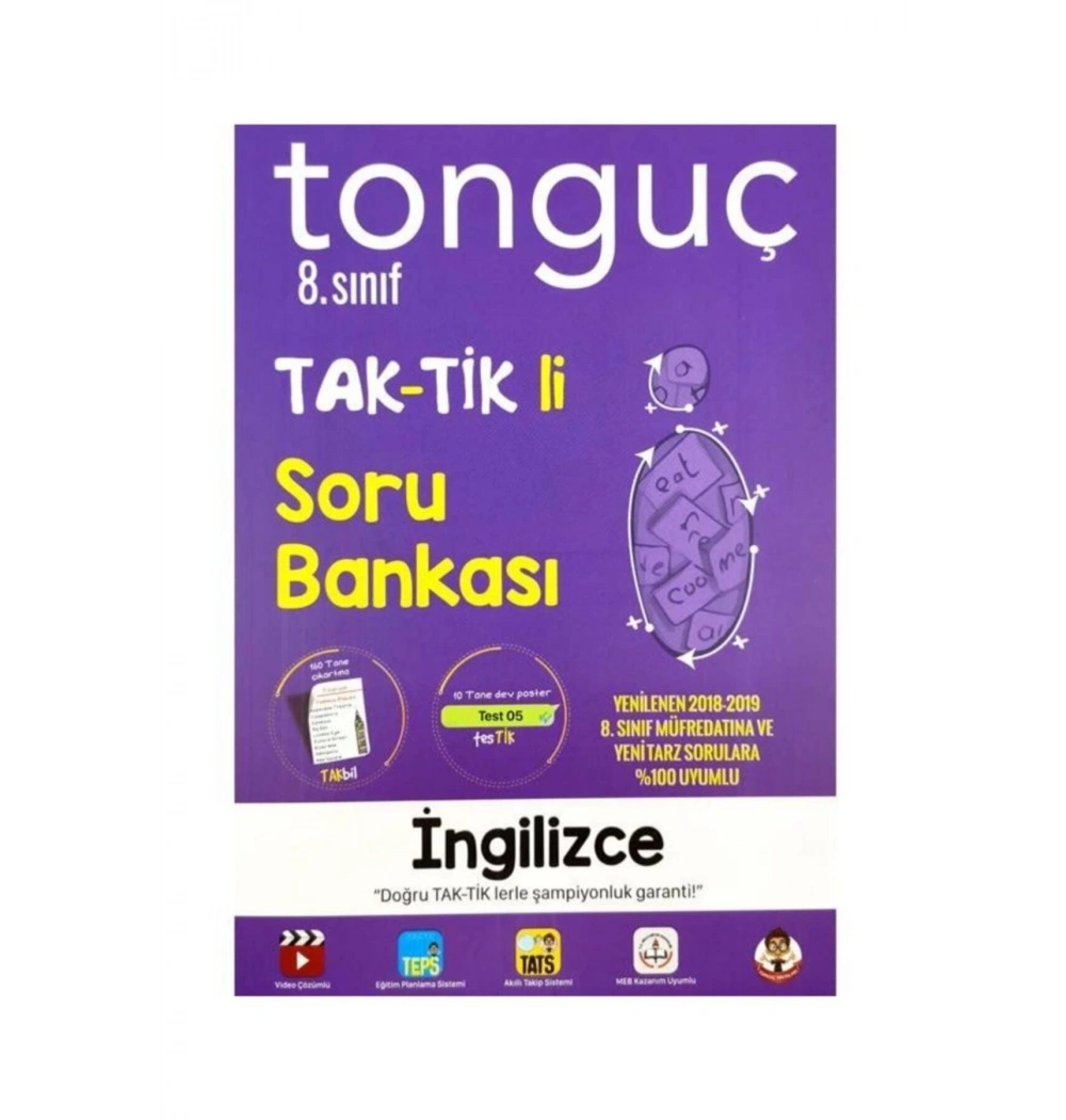8.Sınıf İngilizce Taktikli Soru Bankası   Tonguç