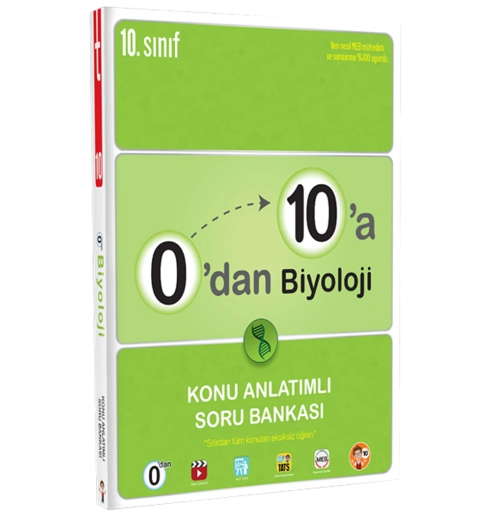 Tonguç 0 Dan 10 A Biyoloji Konu Anlatım Soru Bankası