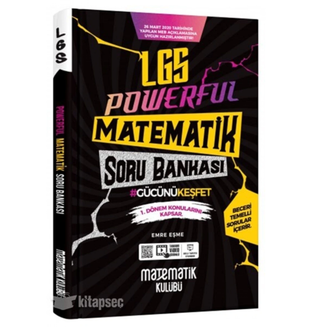Lgs Matematik Soru Bankası 1.Dönem Konuları Matematik Kulübü