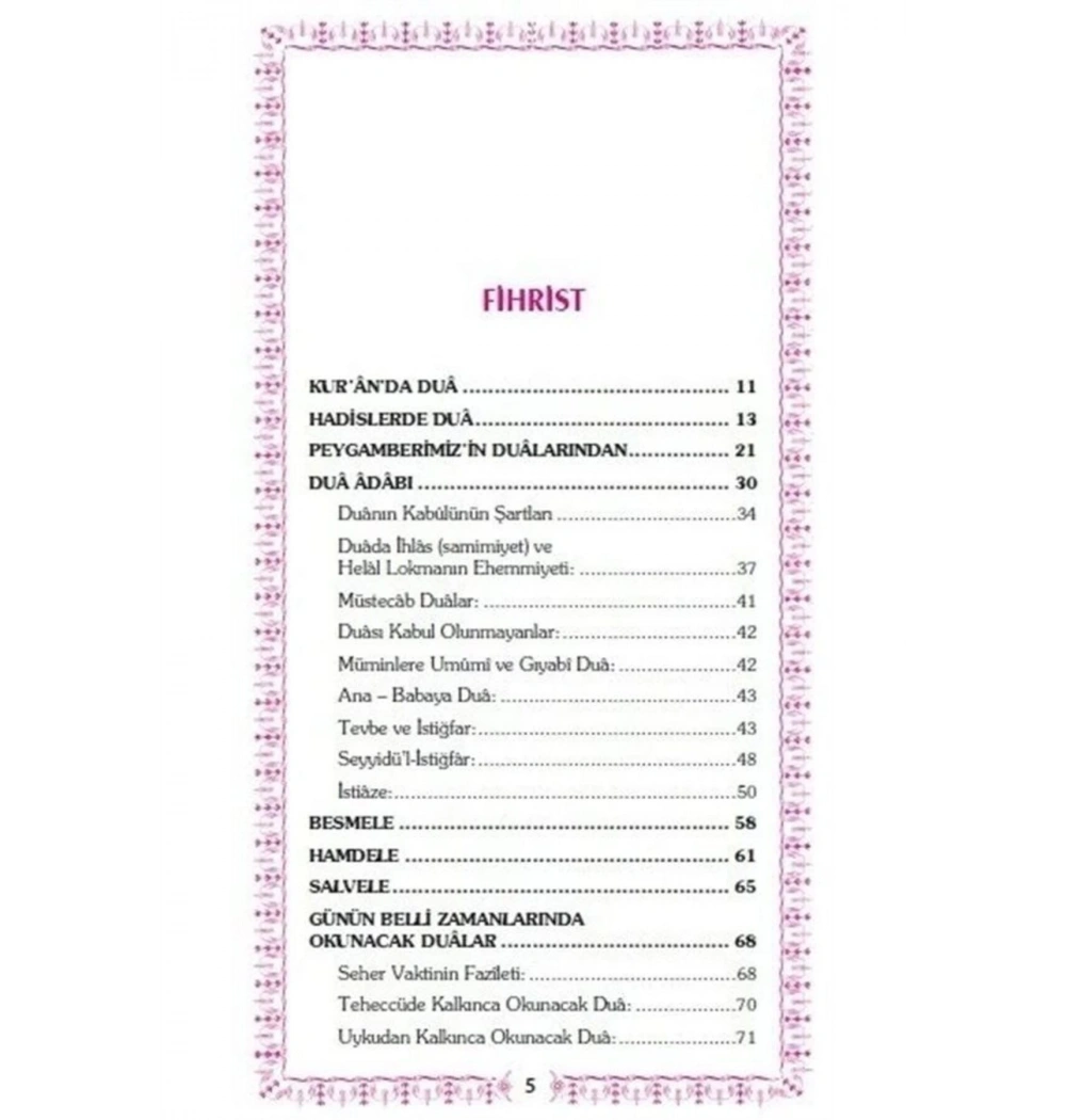 Dualar Ve Zikirler Ramazanoğlu Mahmud Sami   Ciltli-  Erkam