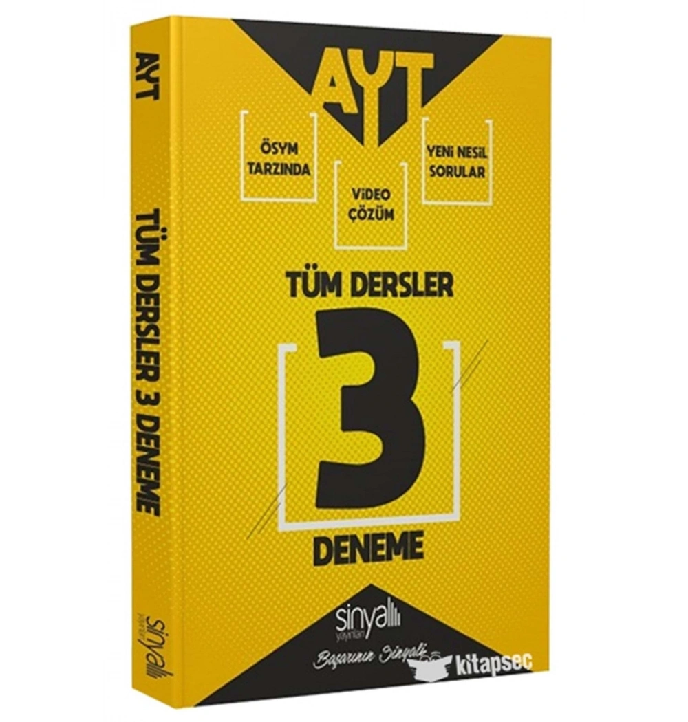 Sinyal Ayt Tüm Dersler 3 Deneme
