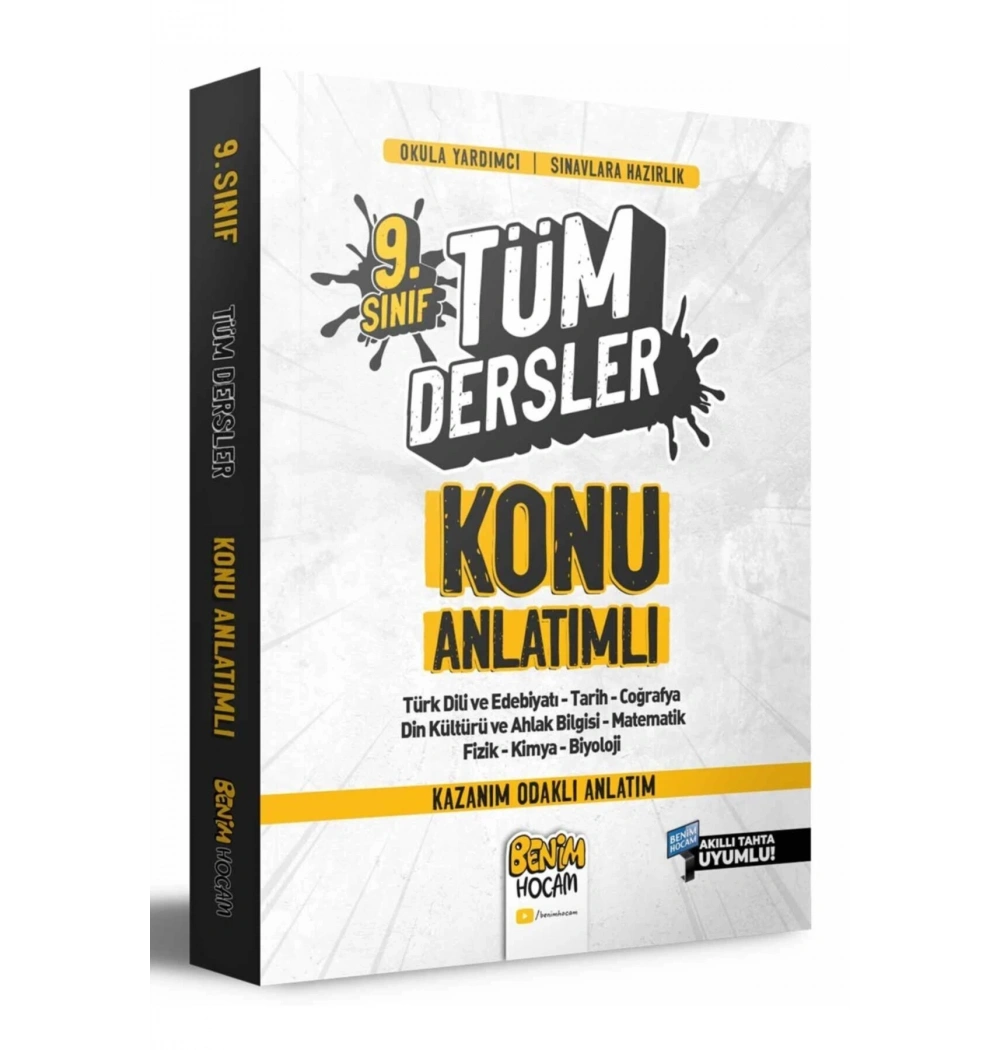 9.Sınıf Tüm Dersler Konu Anlatım  Benim Hocam Yayın
