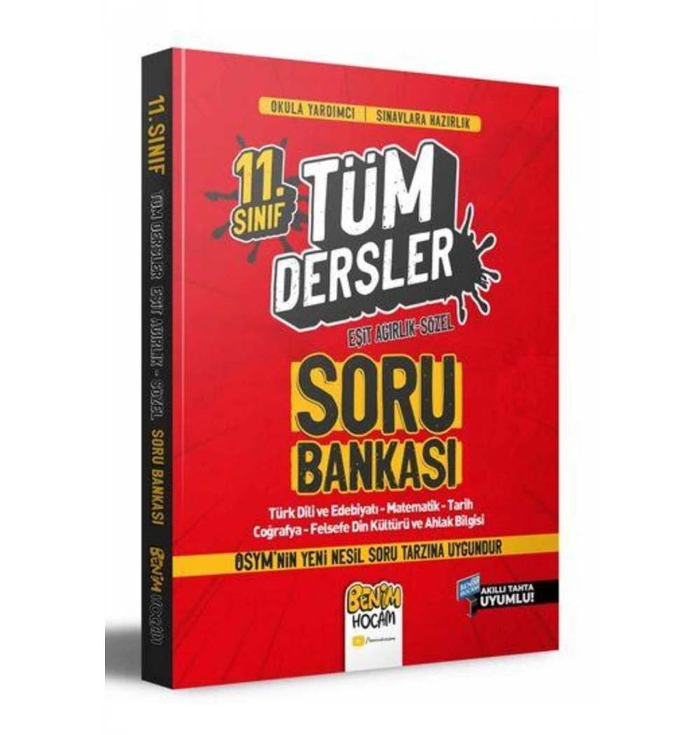 11.Sınıf Tüm Dersler Eşit Ağırlık Soru Bankası  Benim Hocam