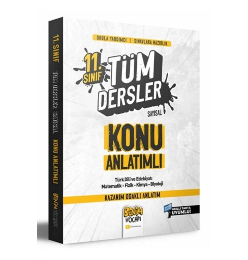 11.Sınıf Tüm Dersler Sayısal Konu Anlatımlı  Benim Hocam