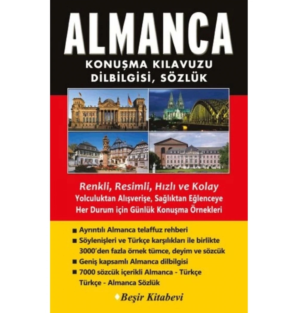 Almanca Konuşma Kılavuzu Dilbilgisi Sözlük  Beşir
