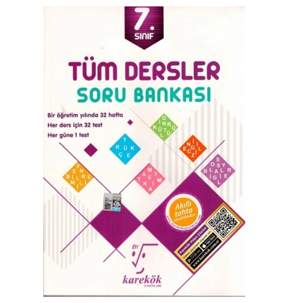 Karekök Tüm Dersler 7.Sınıf Soru Bankası