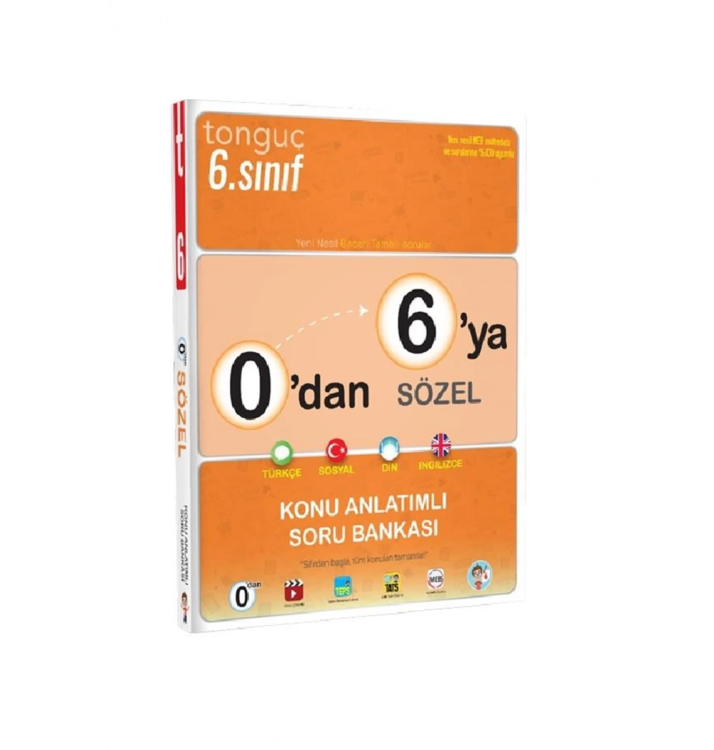 Tonguç 6.Sınıf 0 Dan 6 Ya Sözel Konu Anlatımlı Soru Bankası