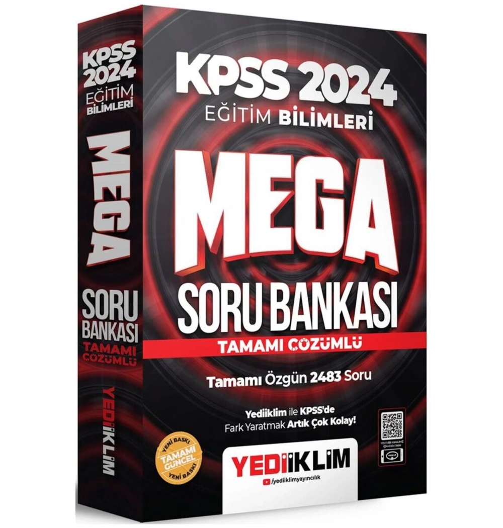 Kpss 2024 Eğitim Bilimleri Mega Soru Bankası Yediiklim