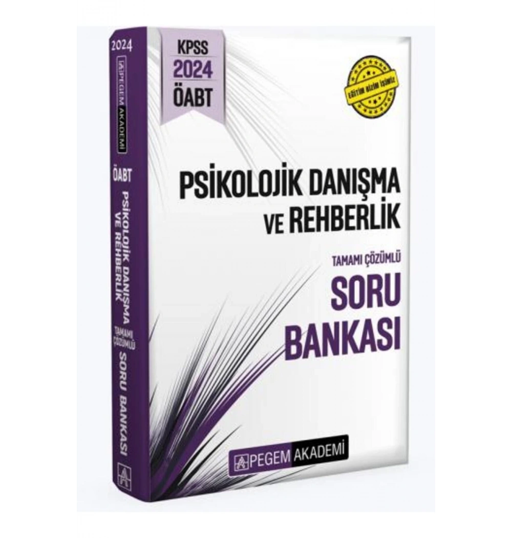 Pegem 2024 Öabt Psikolojik Danişma Rehberlik Çözümlü Soru Bankası