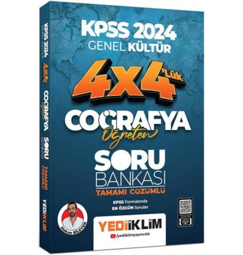 Kpss 2024 Gk Coğrafya 4 Çözümlü Soru Bankası Yediiklim