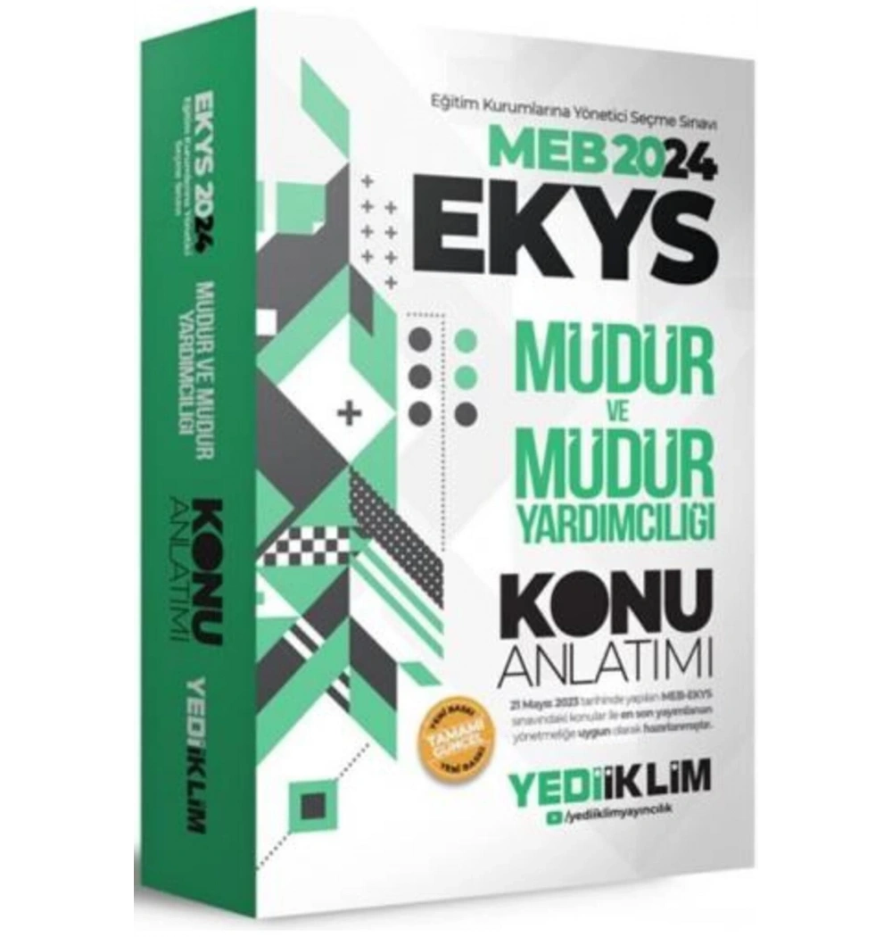 Meb 2024 Ekys Müdür Ve Müdür Yardımcılığı Konu Anlatımı Yediiklim