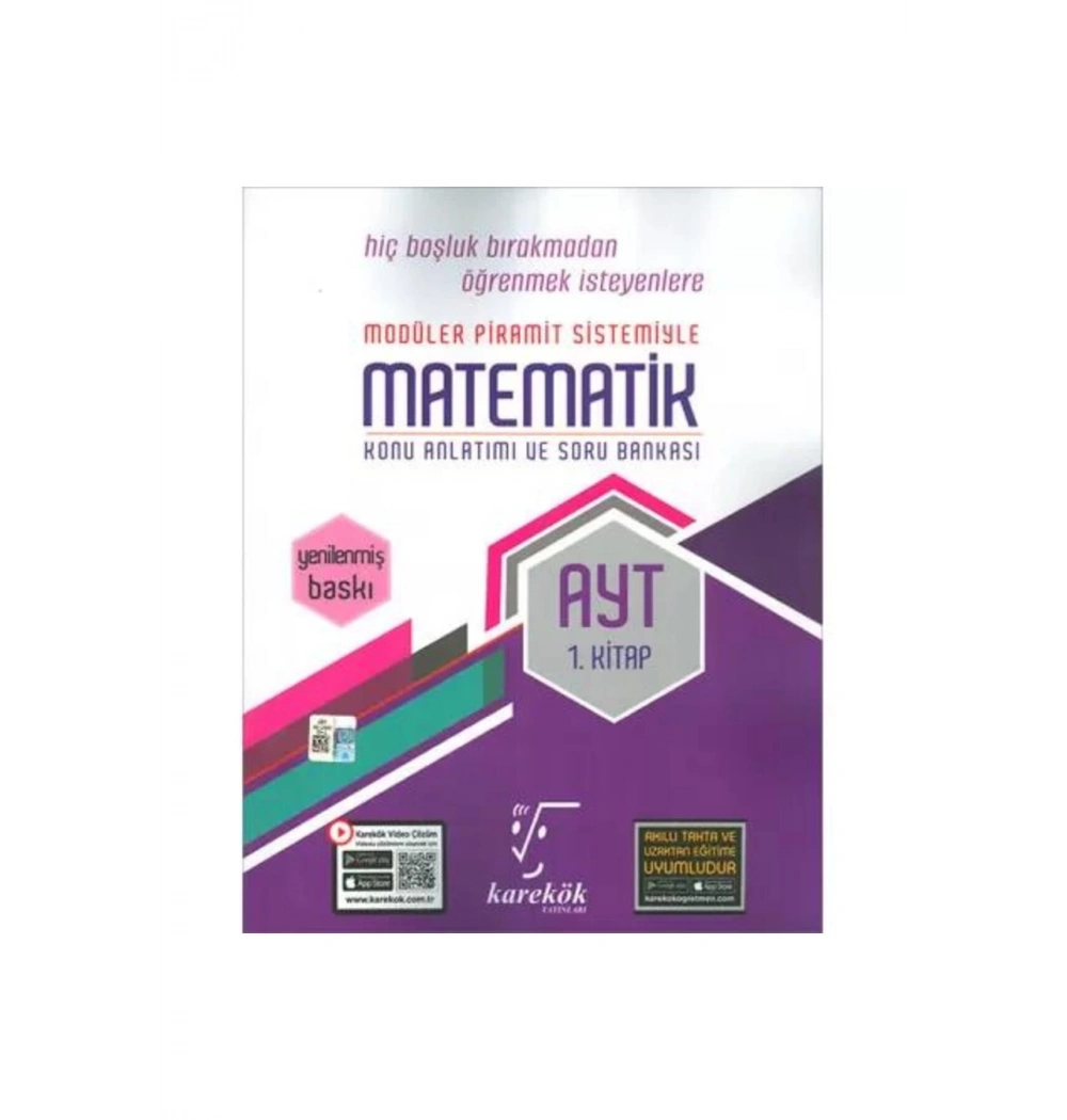 Karekök Ayt Matematik 1.Kitap Konu Anlatımlı Soru Bankası