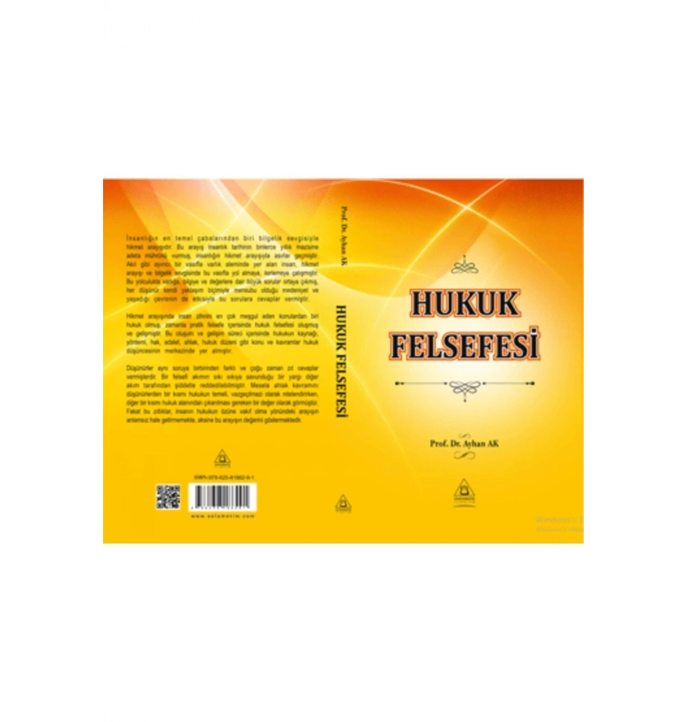 Hukuk Felsefesi Prof.Dr. Ayhan Ak Üniversite Yayınları