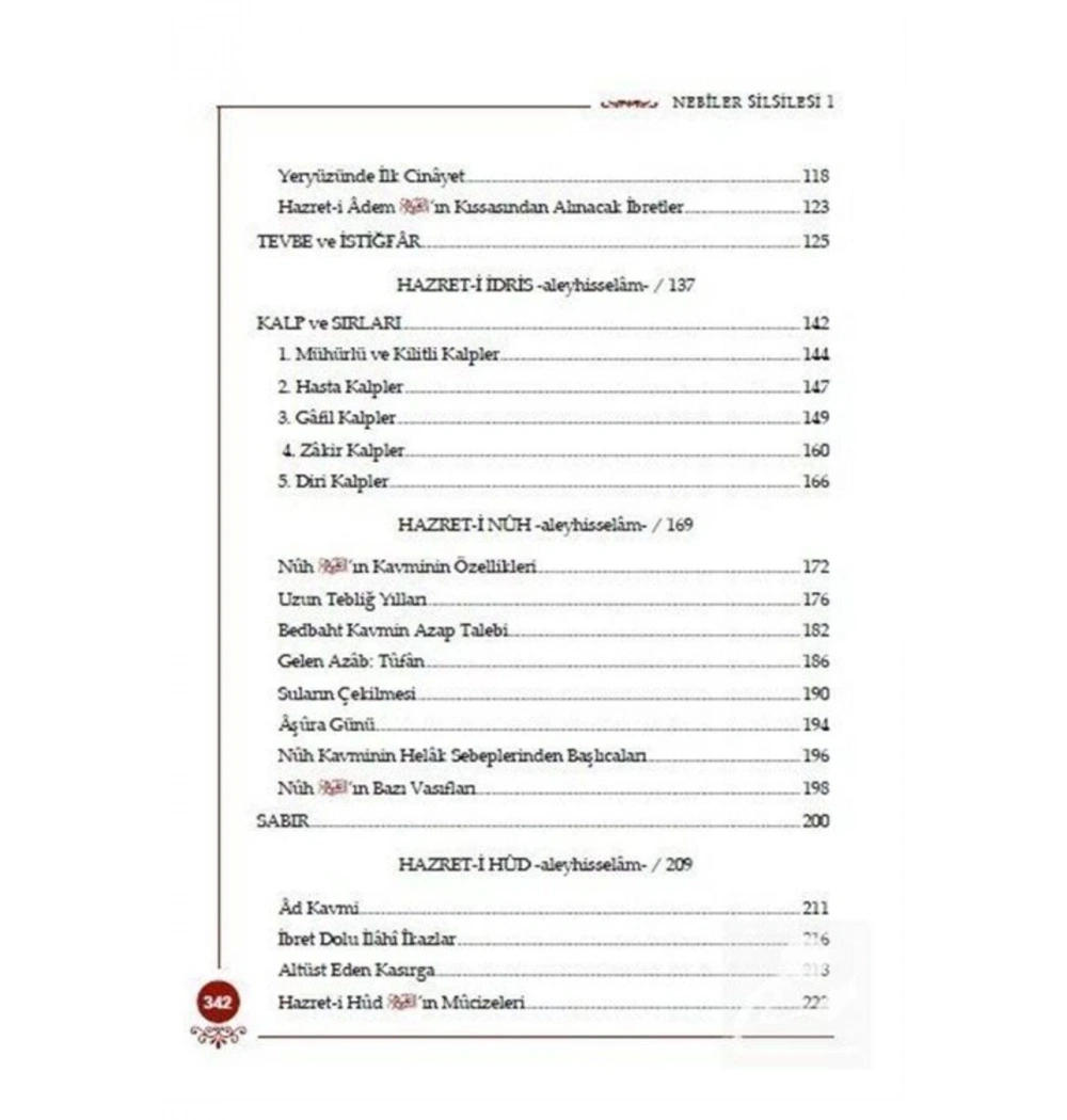 Nebiler Silsilesi 1  Karton Kapak  O. Nuri Topbaş   Erkam