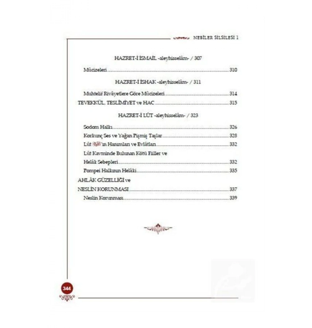 Nebiler Silsilesi 1  Karton Kapak  O. Nuri Topbaş   Erkam