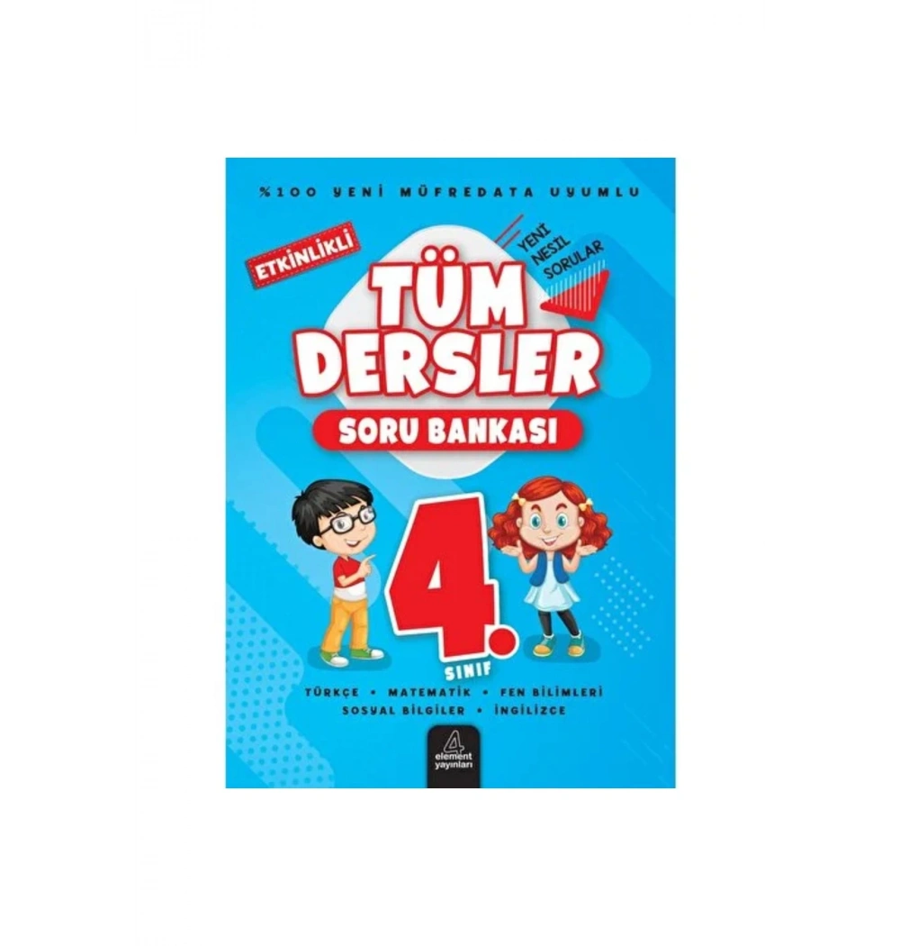 Element 4.Sınıf Tüm Dersler Etkinlikli Soru Bankası