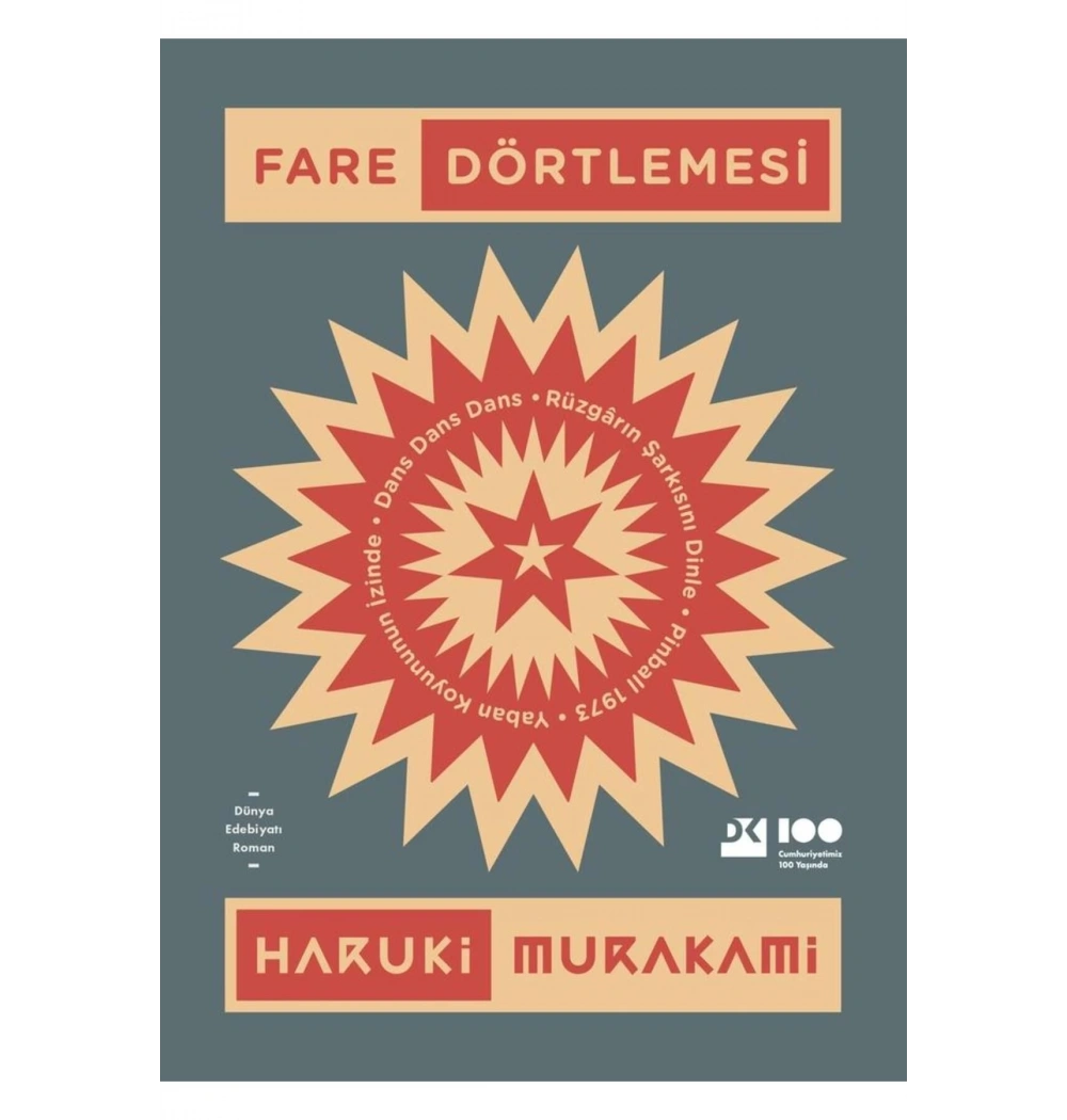 Fare Dörtlemesi Yeşil Renk Ciltli Haruki Murakami Doğan Yayın