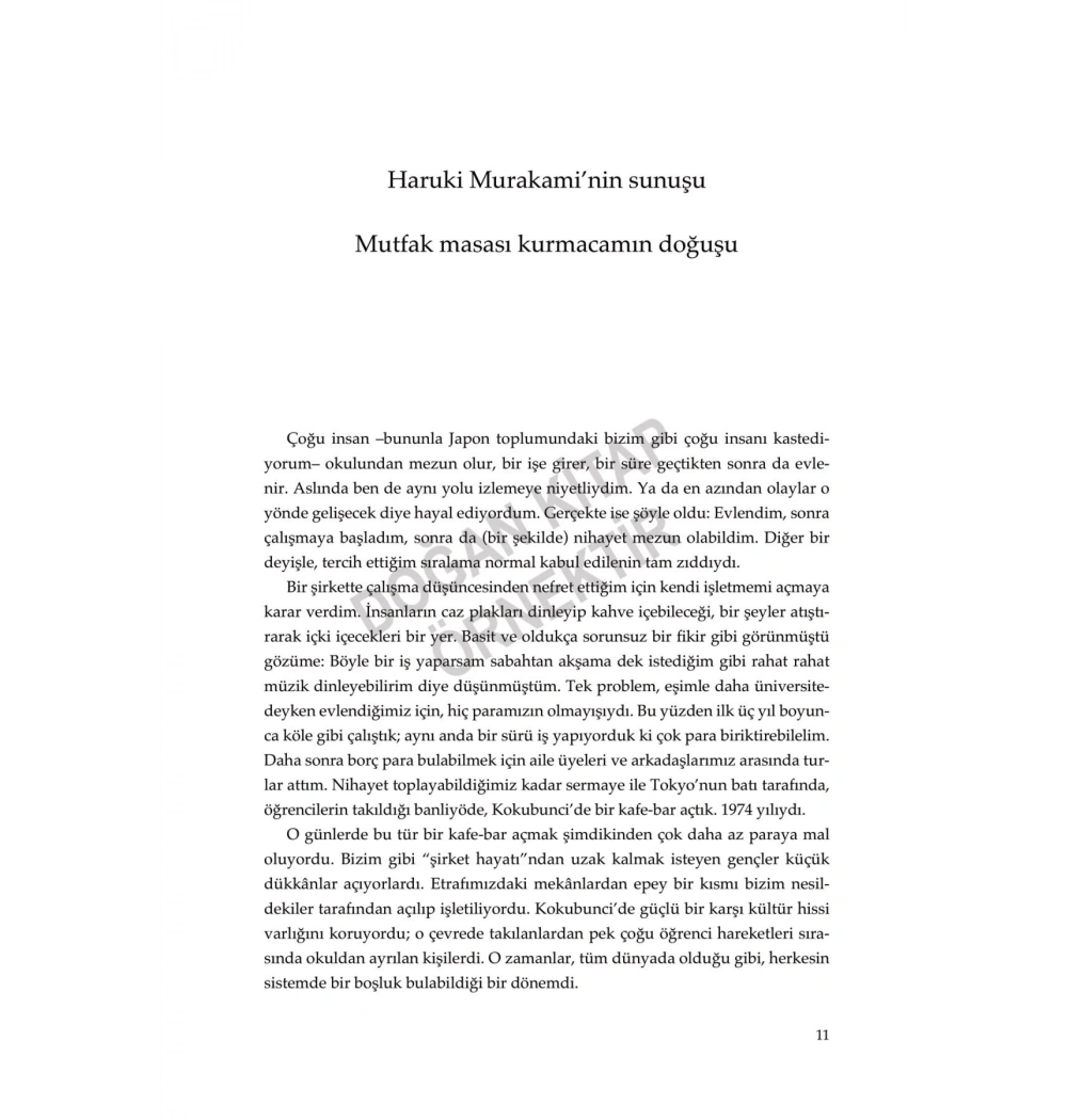 Fare Dörtlemesi Yeşil Renk Ciltli Haruki Murakami Doğan Yayın