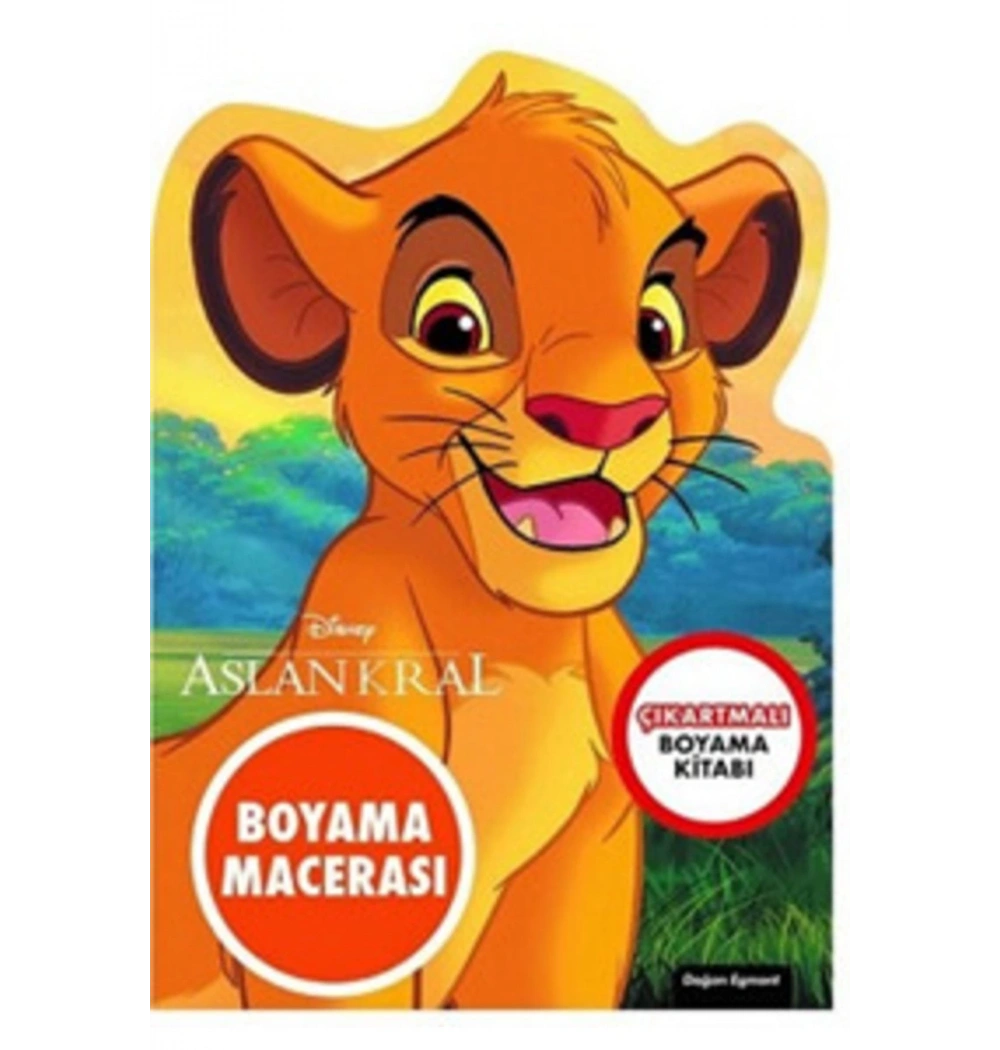 Aslan Kral Özel Kesimli Boyama Doğan Egmont