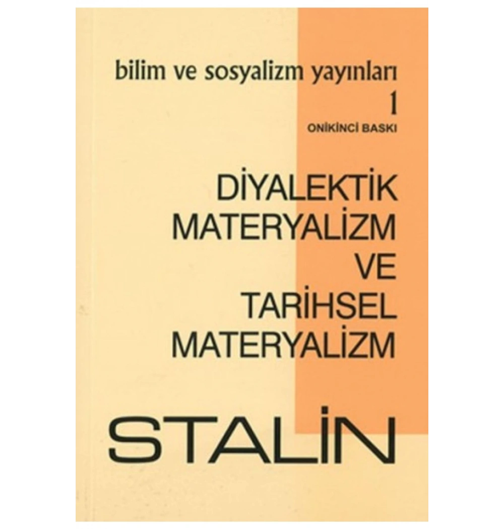 Diyalektik Materyalizm Tarihsel Materyalizm-Stalin