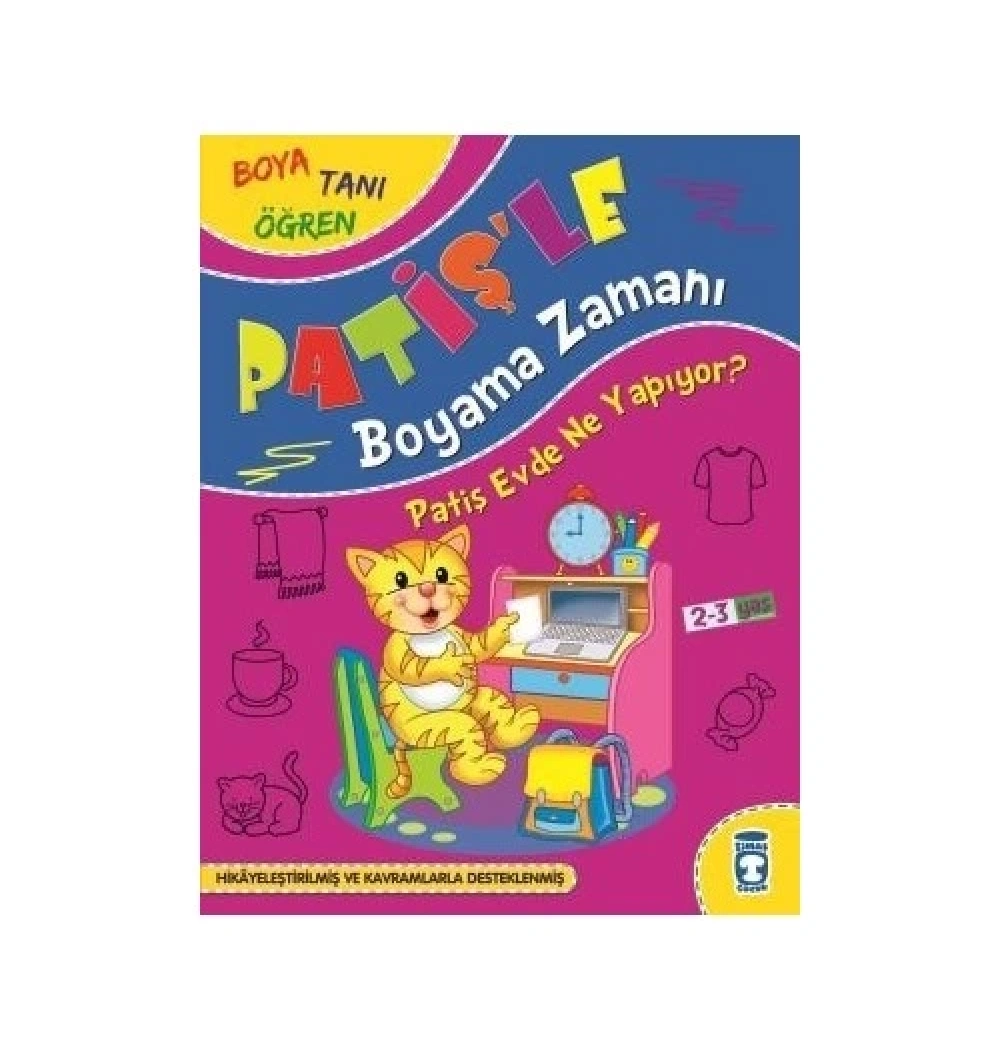 Patiş Evde Ne Yapıyor Patişle Boyama Zamanı 2-3 Yaş Timaş Çocuk