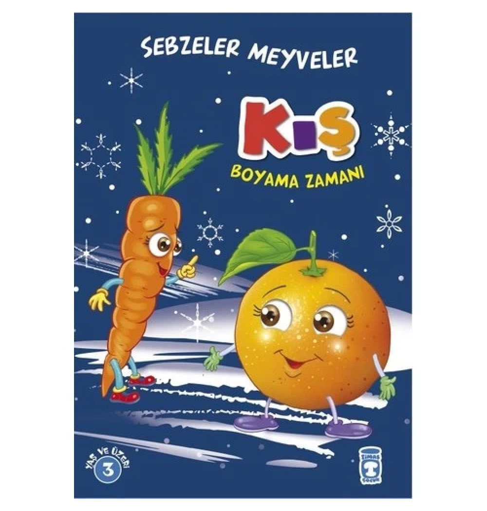 Sebzeler Meyveler Kış Boyama Zamanı Timaşçocuk