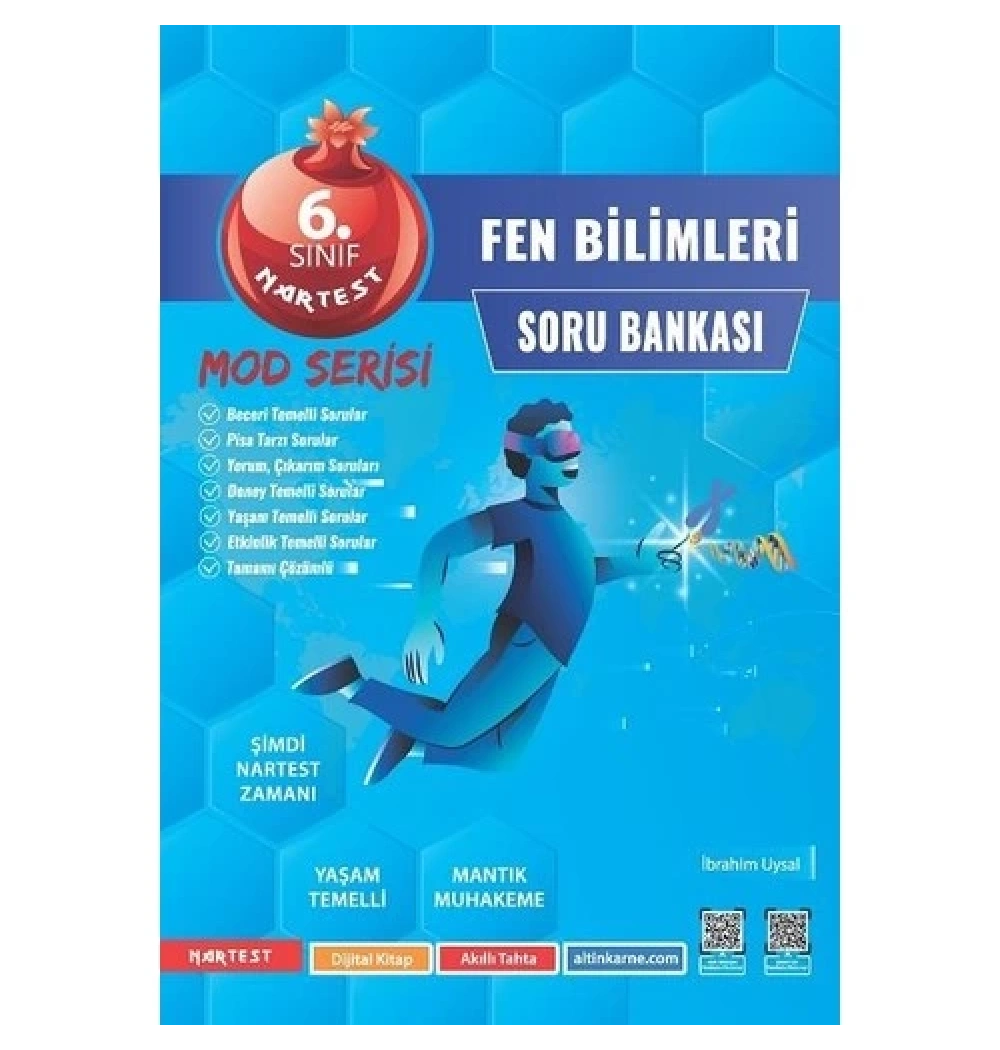 Nartest 6.Sınıf Fen Bilimleri Soru Bankası Mod Serisi