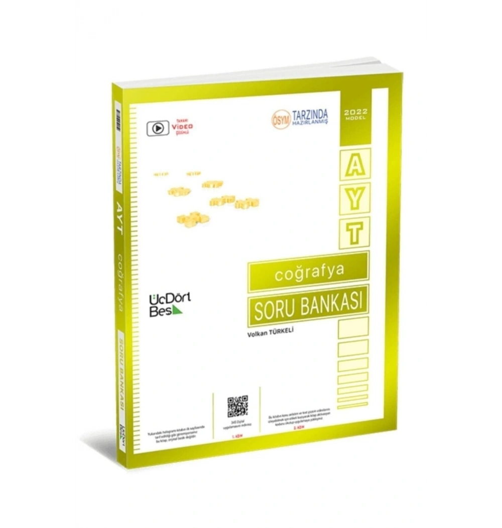 Ayt Coğrafya Soru Bankası Üçdörtbeş