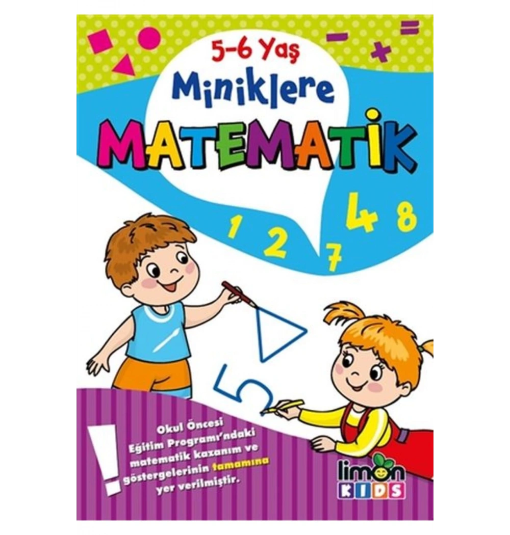 Miniklere Matematik 5-6 Yaş Limon Kids