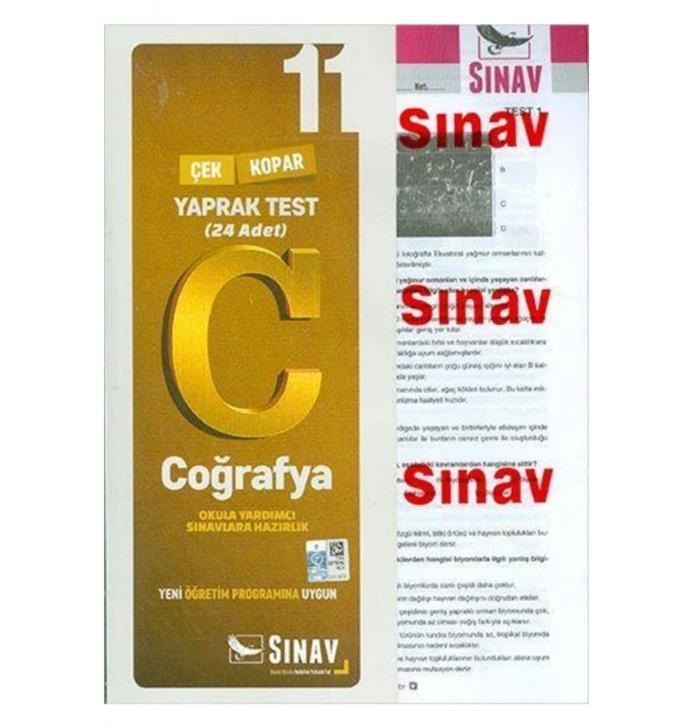 Sınav 11.Sınıf Coğrafya Yaprak Test