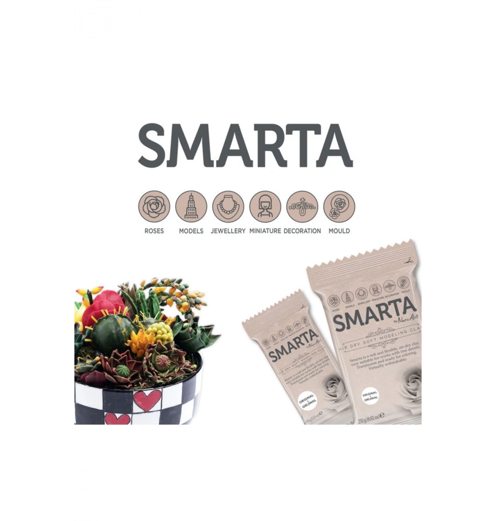 Smarta Akıllı Model Hamur Sarı 100Gr