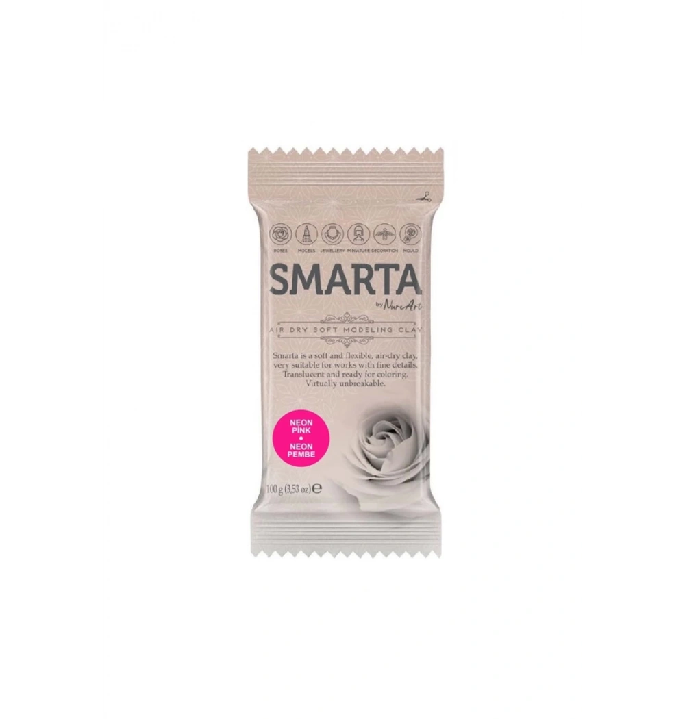 Smarta Akıllı Model Hamur Pembe 100Gr