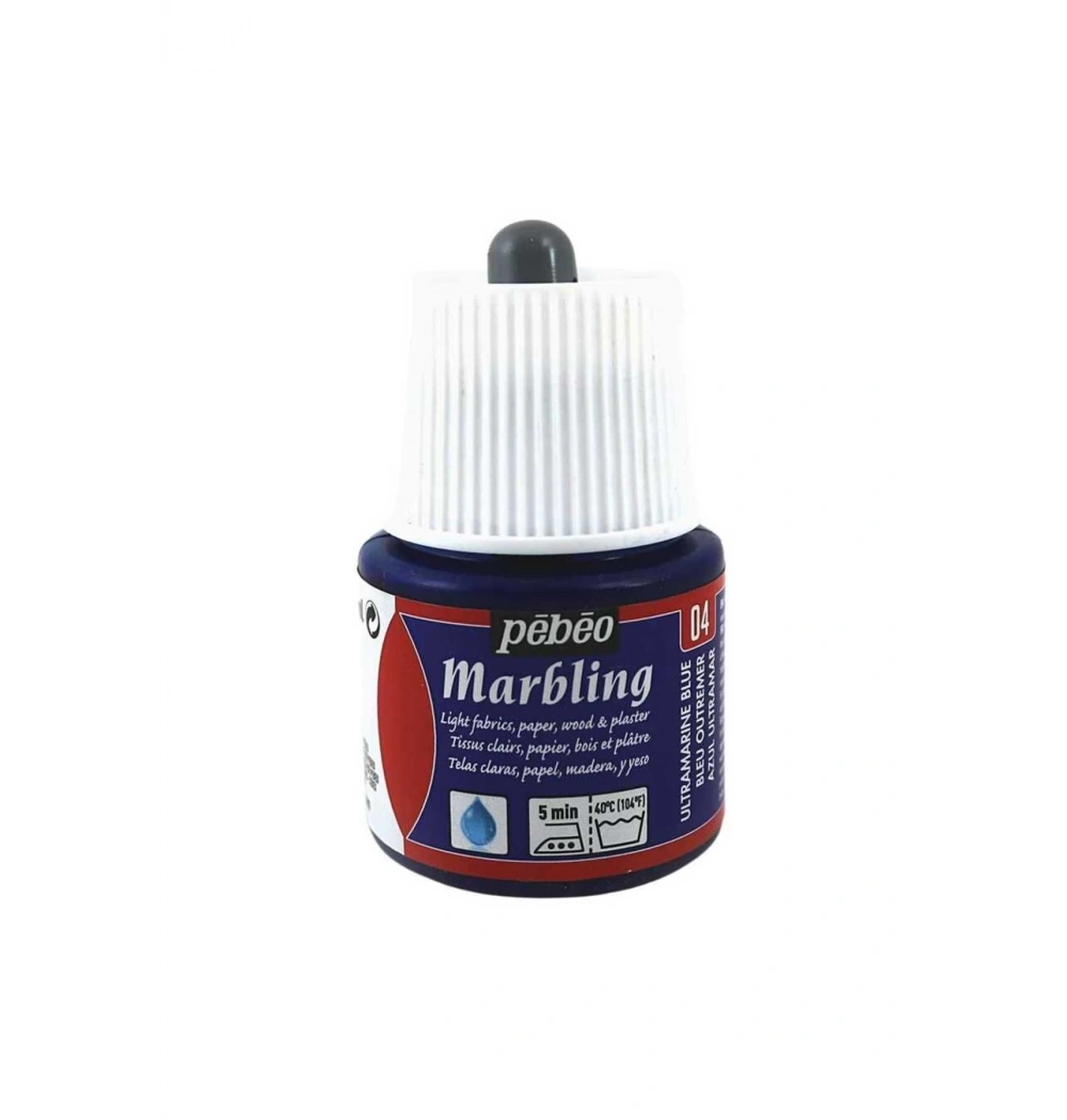 Pebeo Marblıng Ebru Boyası 45 Ml 04 Lacivert