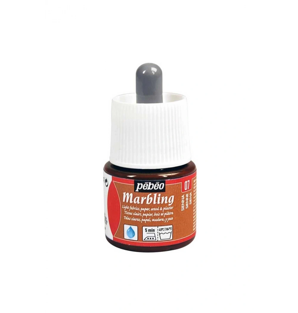 Pebeo Marblıng Ebru Boyası 45 Ml 07 Kahve