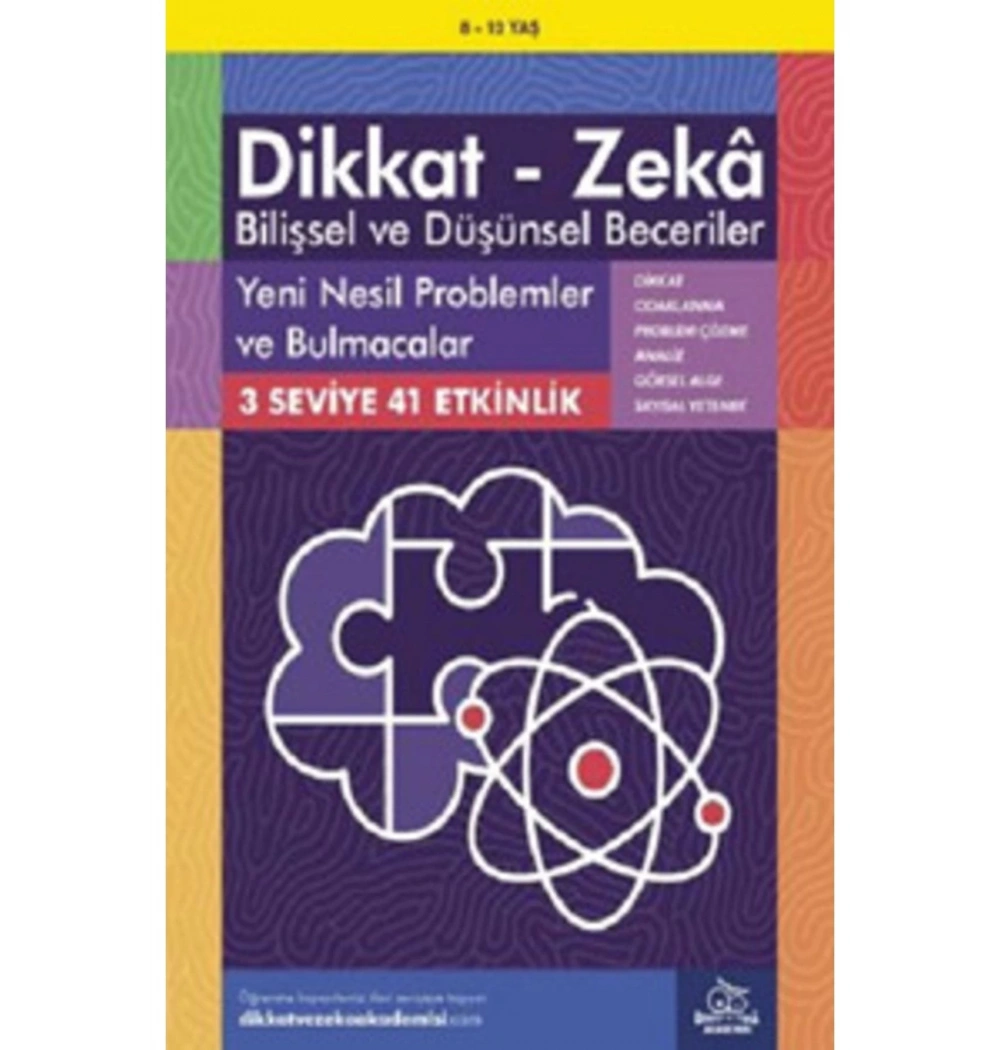 Dikkat Zeka Yeni Nesil Problemler Ve Bulmacalar 8-12 Yaş