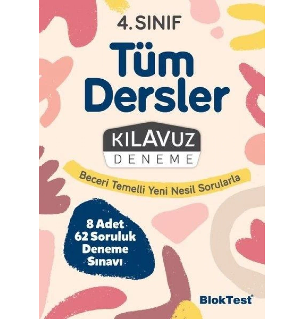 Bloktest 4.Sınıf Tüm Dersler Kılavuz Deneme