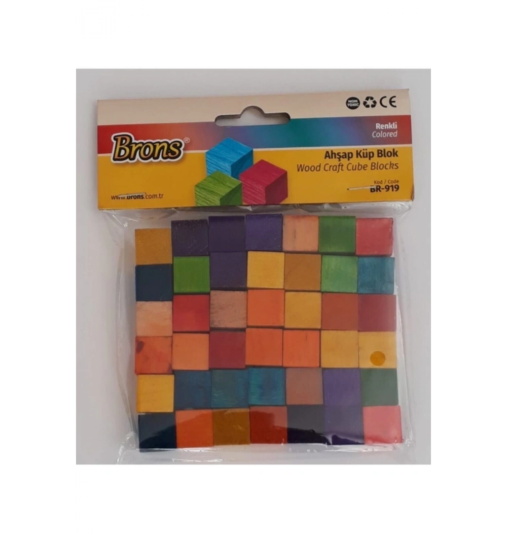 Brons Küp Blok Renkli Br-919