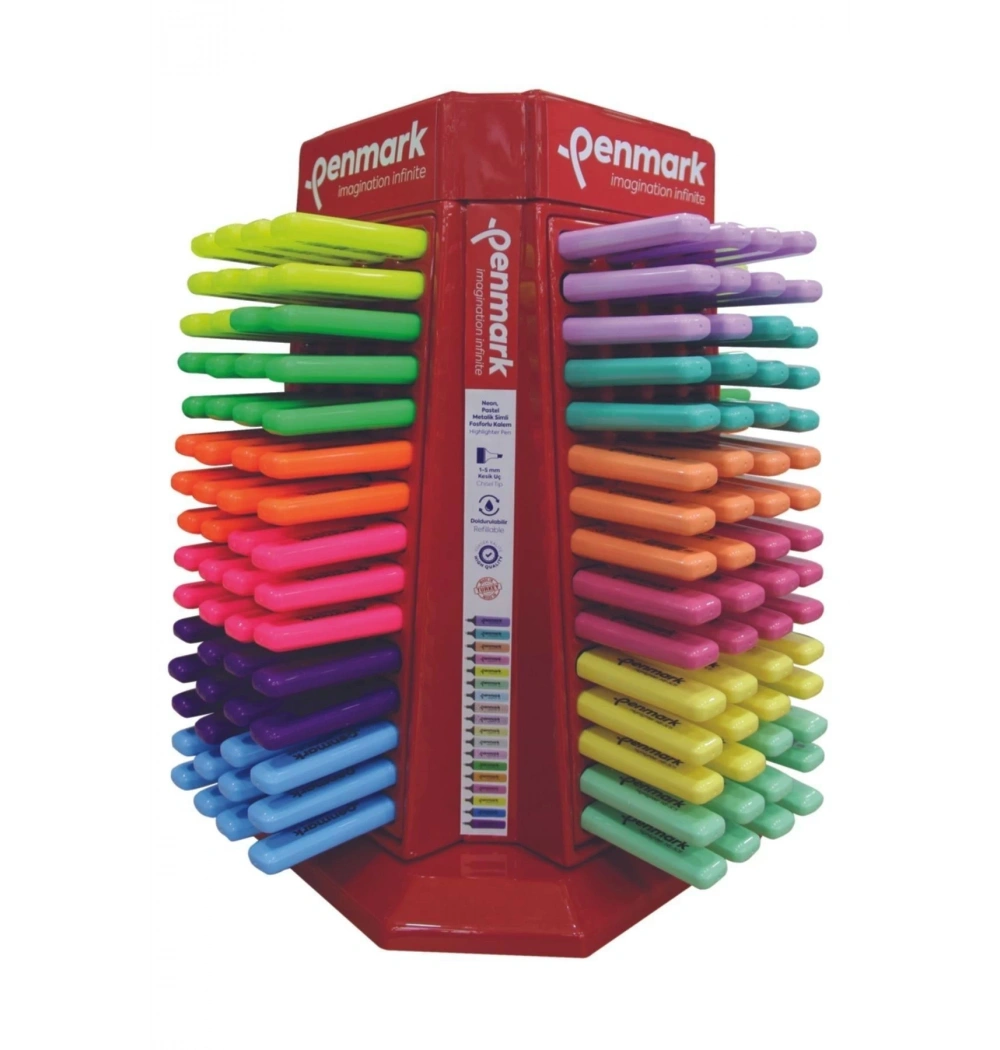 Penmark Fosforlu Kalem Neon Mavi Hs-505