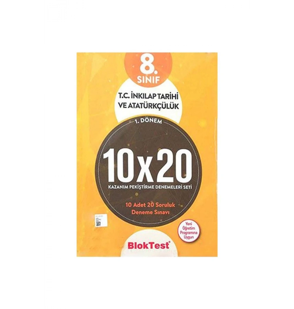 Bloktest 8.Sınıf İnkilap Tarihi 10X20 Deneme Sınavı