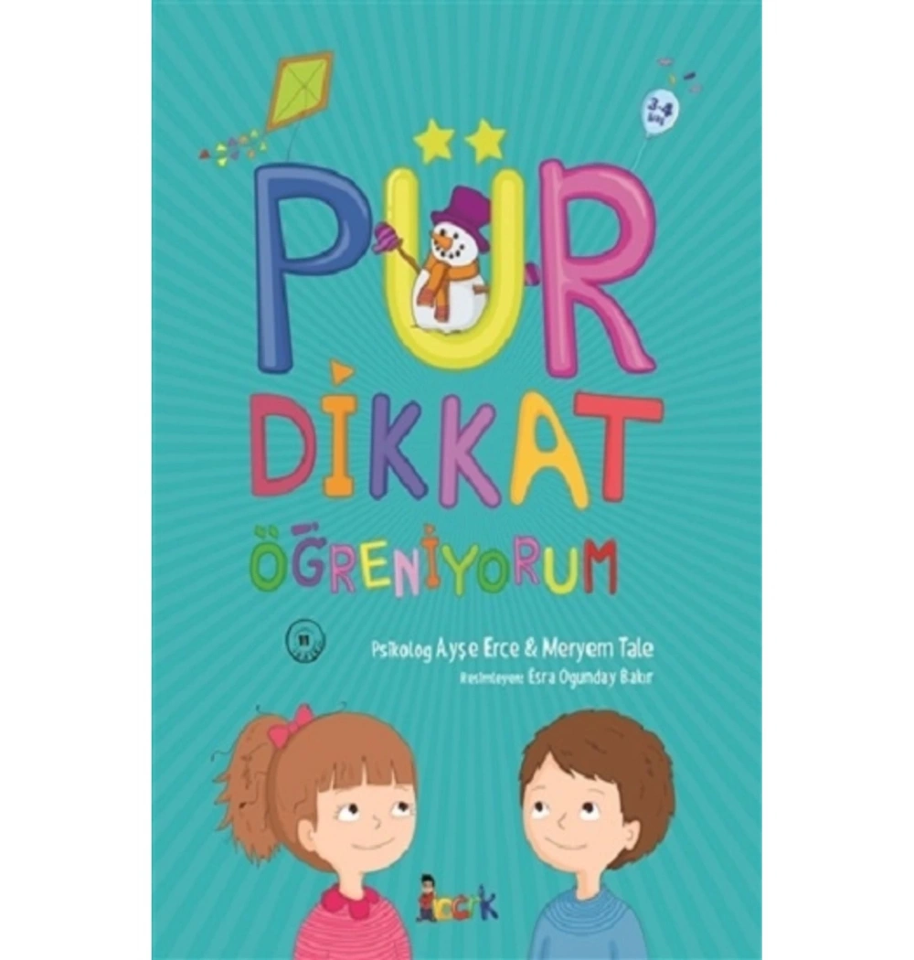 Pür Dikkat Öğreniyorum 3-4 Yaş  Bıcırık