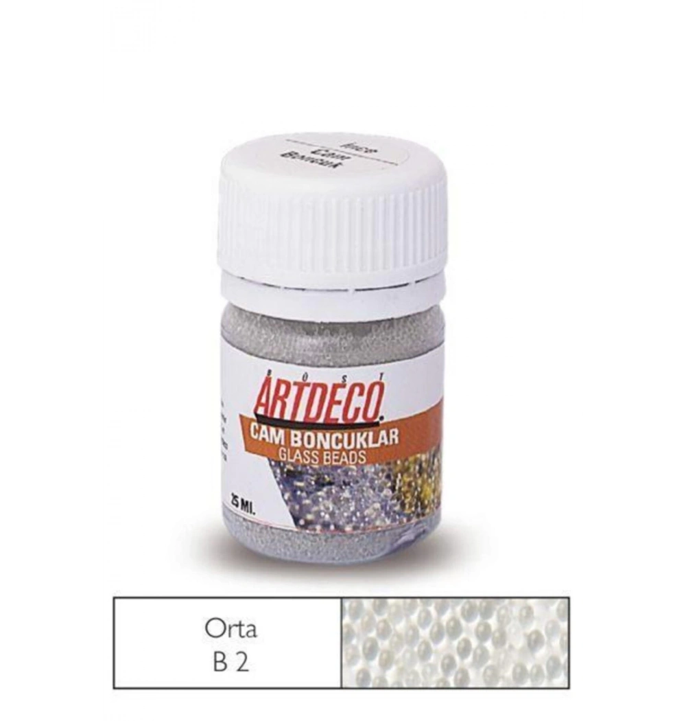 Lisans Artdeco Cam Boncuk 25Ml. Orta  Lv-Y-029A-B2