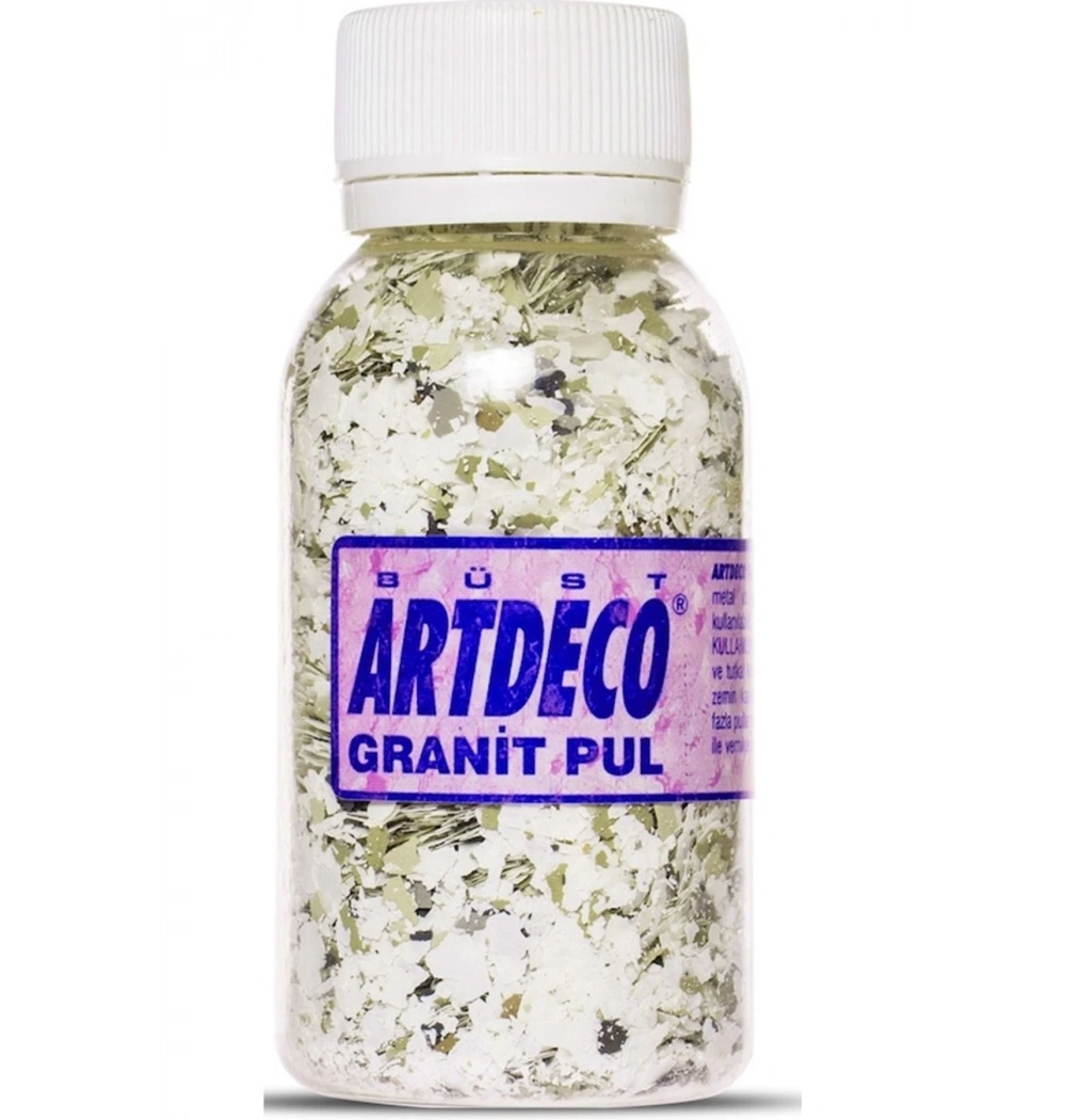 Lisans Artdeco Granit Pul 100Ml. Koyu Yeşil  Lv-Y-029D-1080