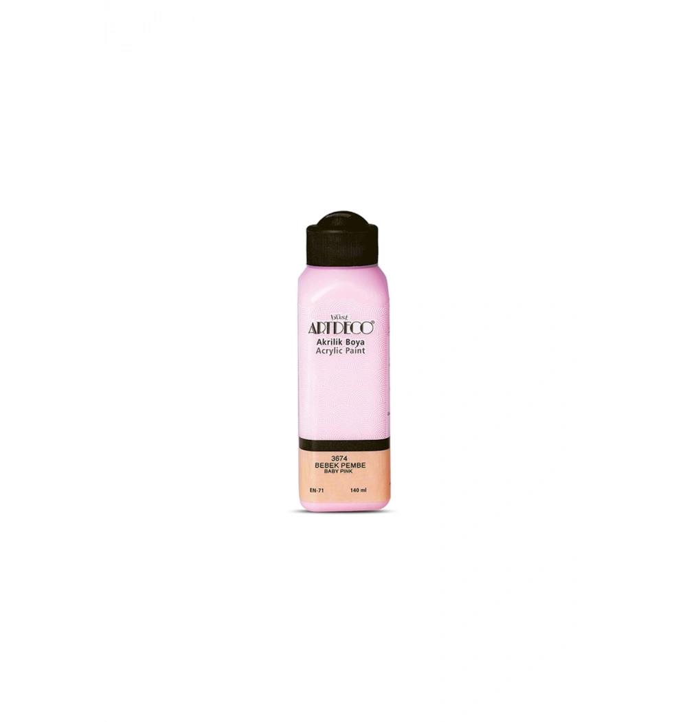 Lisans Artdeco Akrilik Boya 140 Ml Bebek Pembe Lv-Y-070R-3674