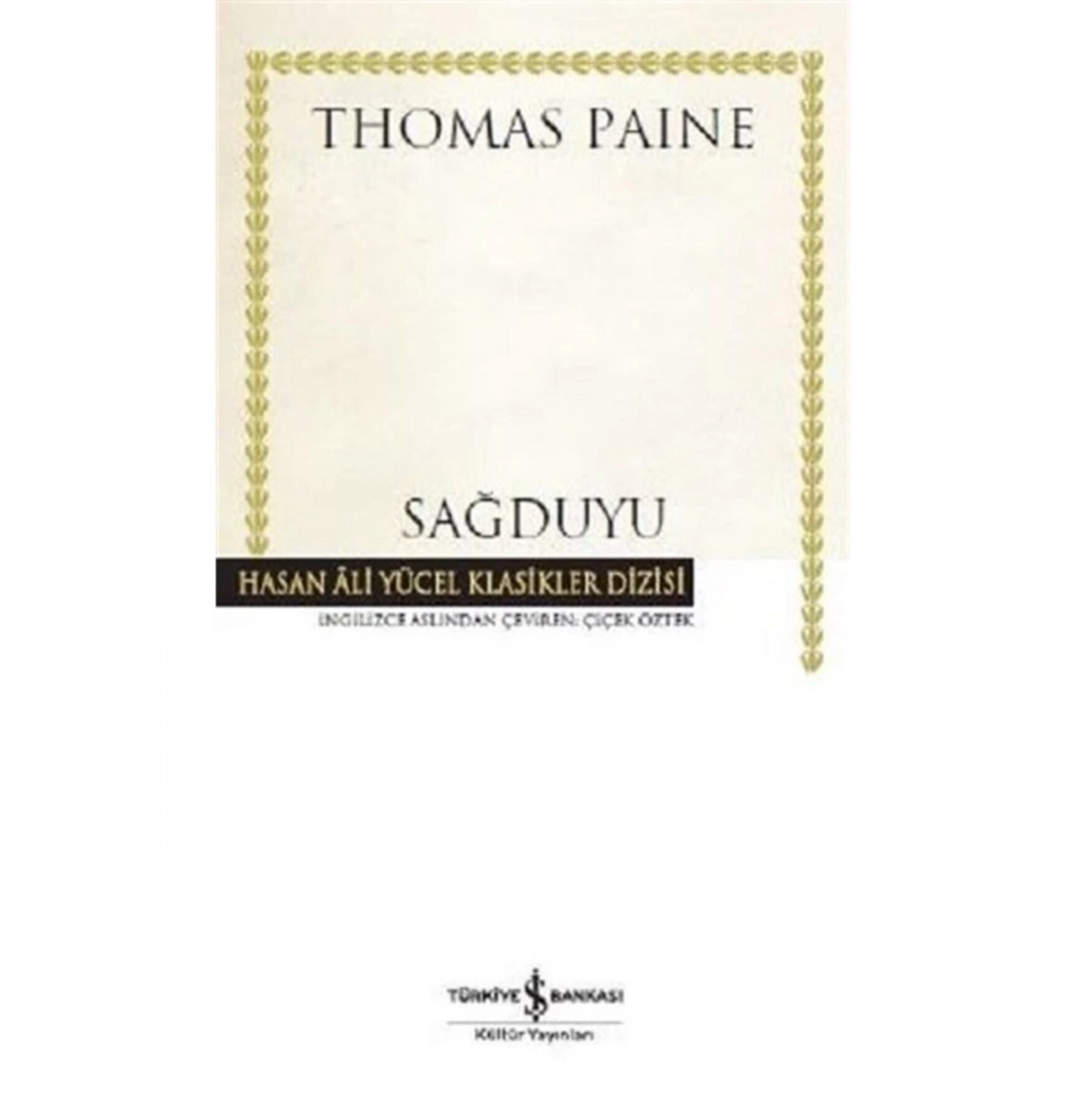 Sağduyu Thomas Paıne İş Bankası