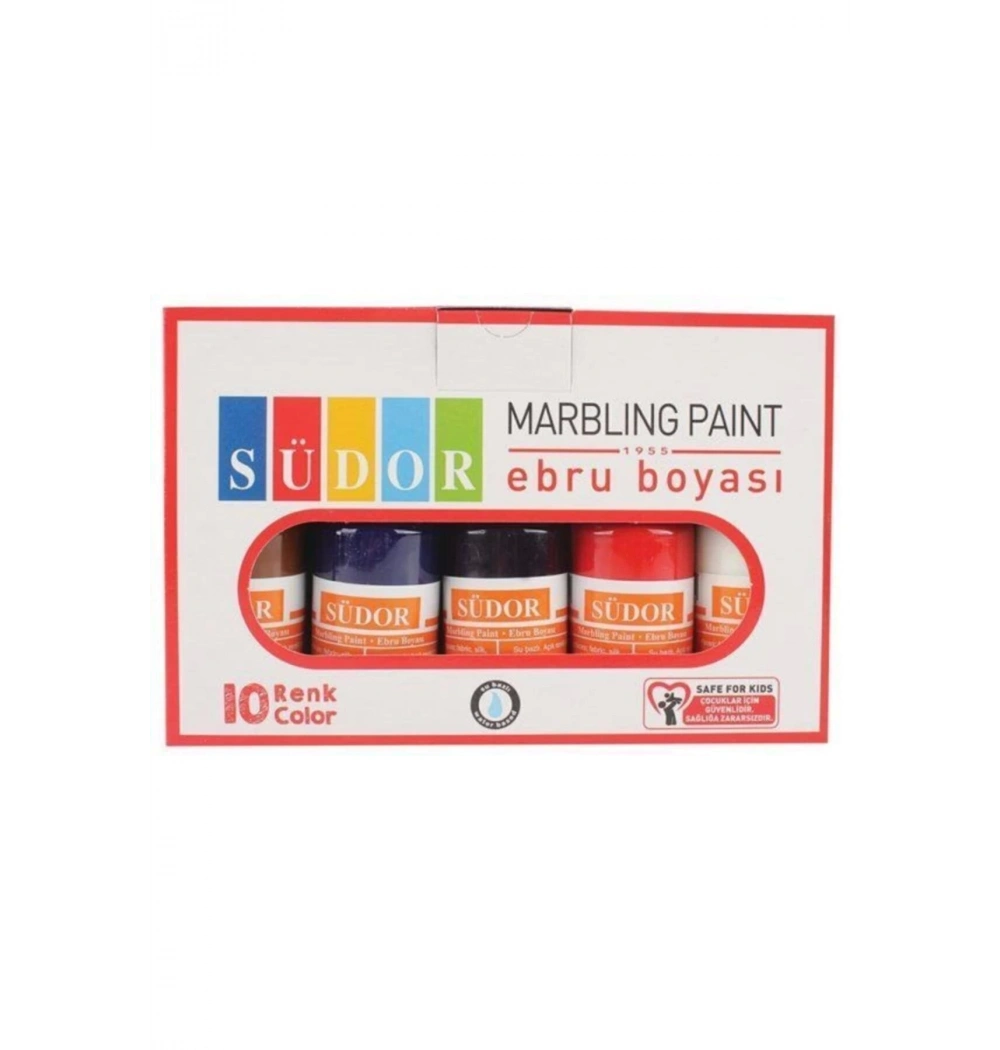 Südor Ebru Boyası Set 10X25 Ml Sd890