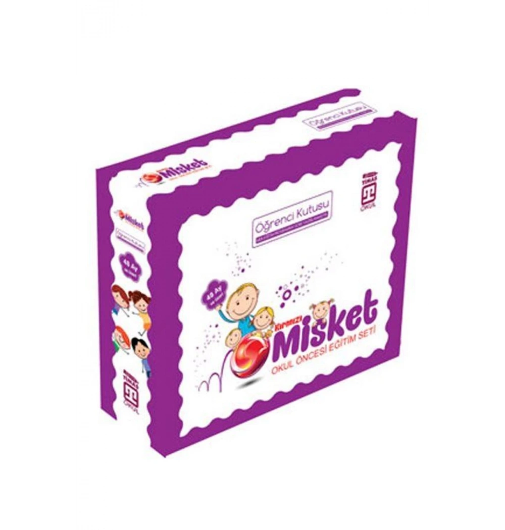 Kırmızı Misket 48 + Okul Öncesi Eğitim Seti  Timaş
