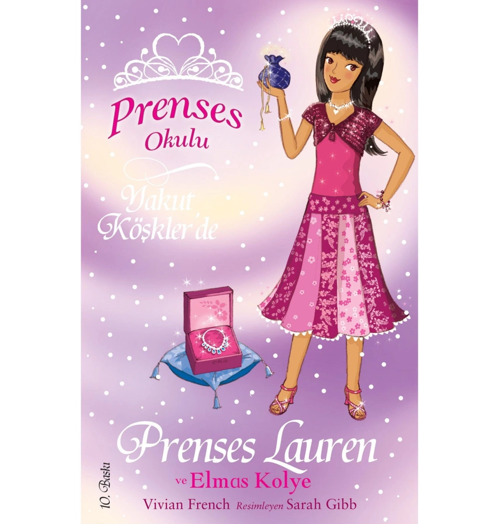 Prenses Lauren Ce Elmas Kolye - - Vivin French - Doğan